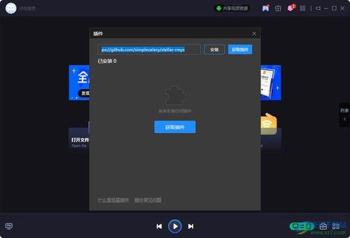 安装在线视频插件